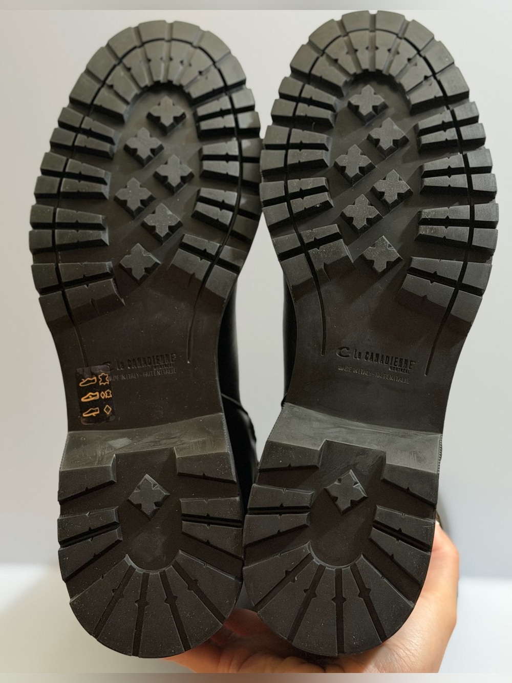 La Canadienne "Harry" Waterproof Black Leather Shearling-Lined Knee-High Boots - Picture 6 of 15